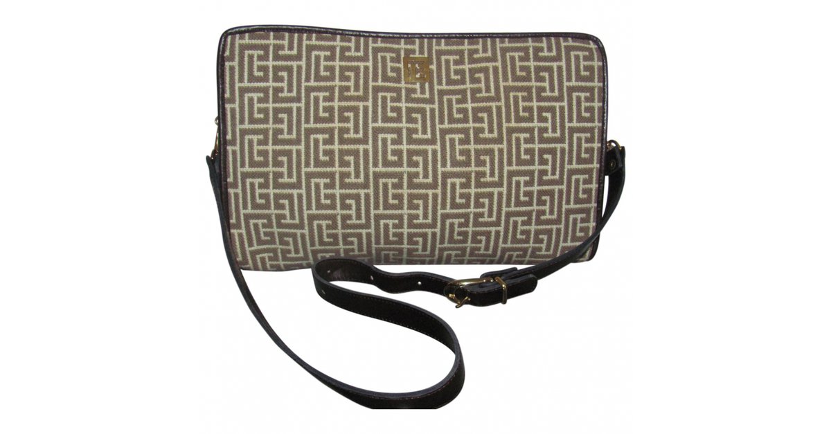 Pierre Balmain Handbags Beige Cloth ref.9972 - Joli Closet