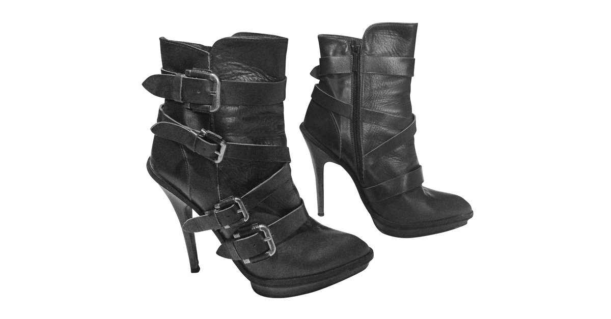 3. "Gemstone Ankle Boots" by Zara - wide 4
