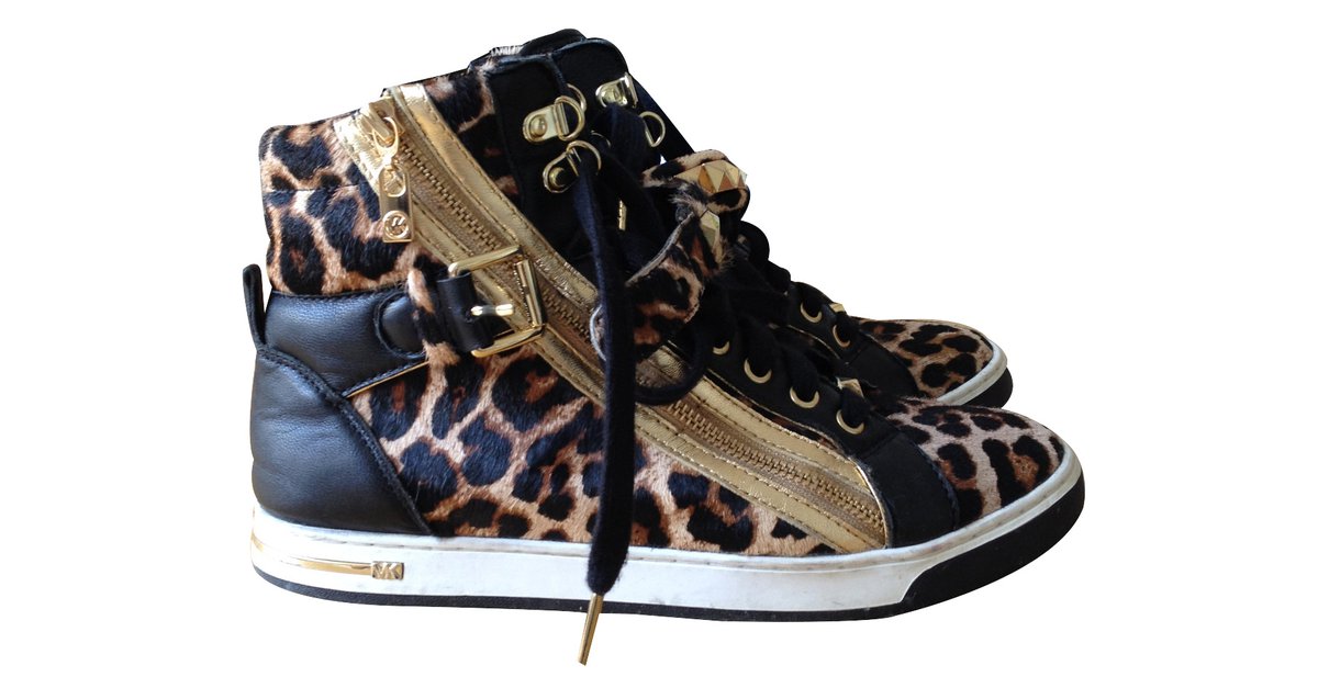 Michael Kors Sneakers Leopard print Leather  - Joli Closet