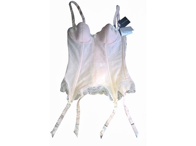 Soutien-gorge Rouge à Pois Noirs Chantal Thomass Taille 85D – Style Balconnet
