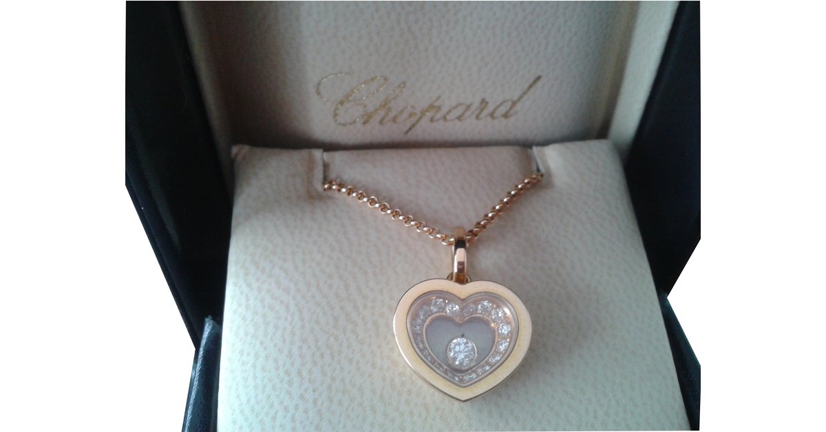 Chopard Necklaces Pink Pink gold ref.17462 - Joli Closet