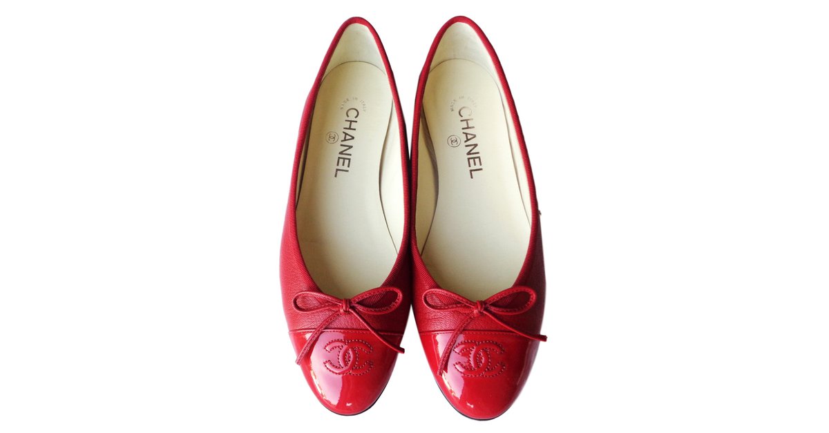 Repetto Ballet flats Red Patent leather ref.38658 - Joli Closet