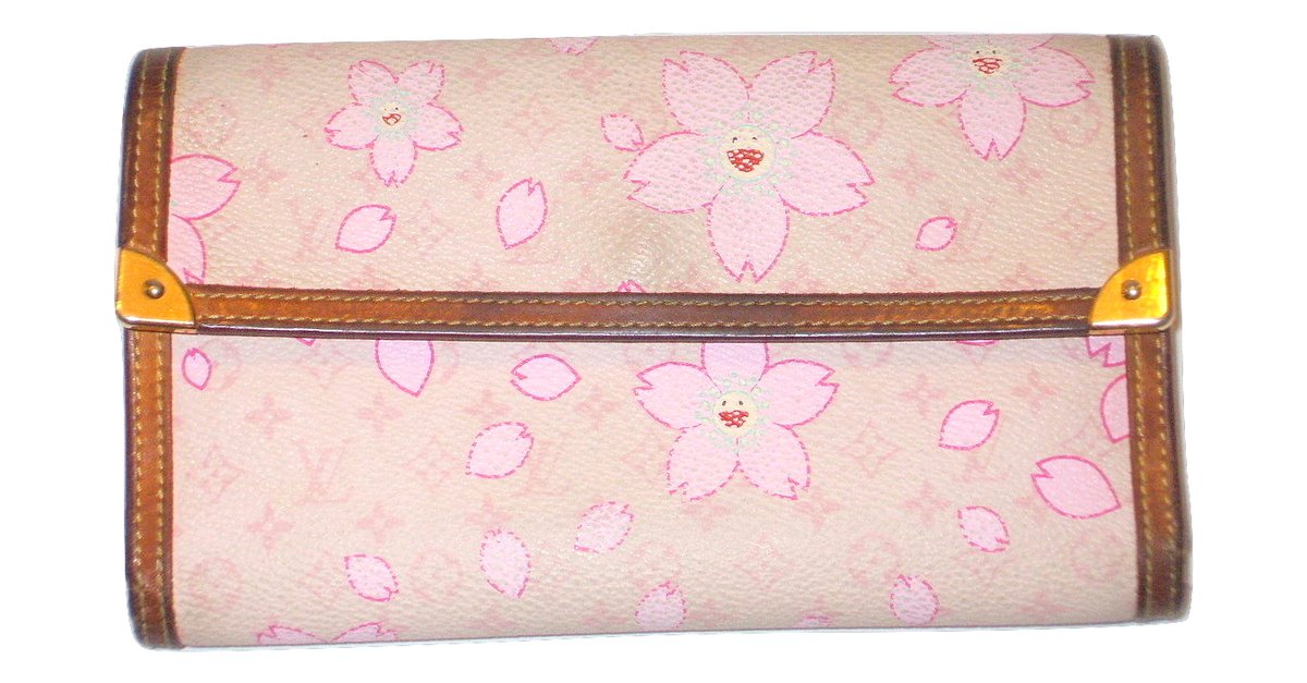 Speedy Cherry Blossom Louis Vuitton Takashi Murakami Pink Cloth ref.118042  - Joli Closet