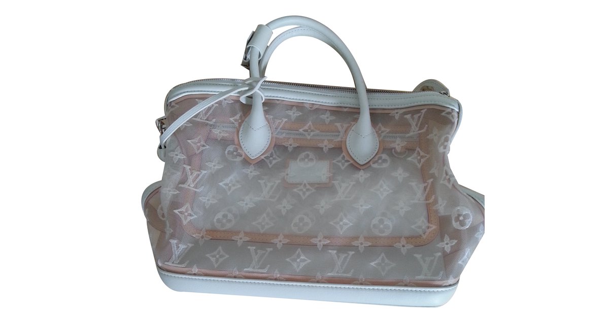 Louis Vuitton Lockit Handbag in Transparent Leather