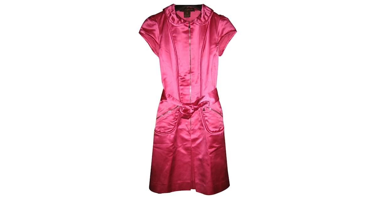 Louis Vuitton Dresses Pink Cotton ref.71652 - Joli Closet