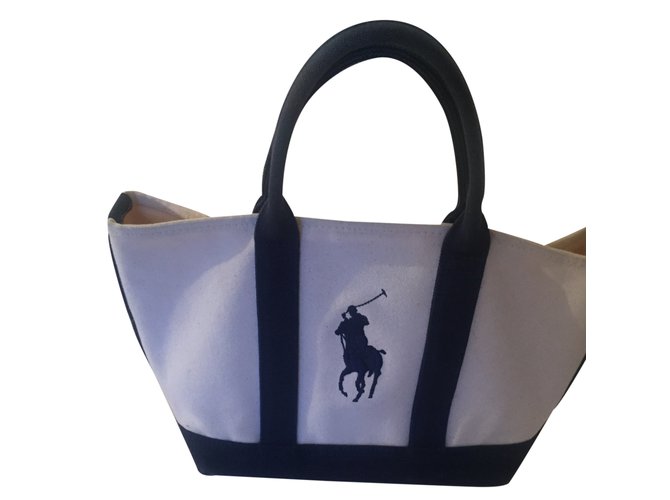 Sac à main Ralph lauren Tissu Beige Joli Closet