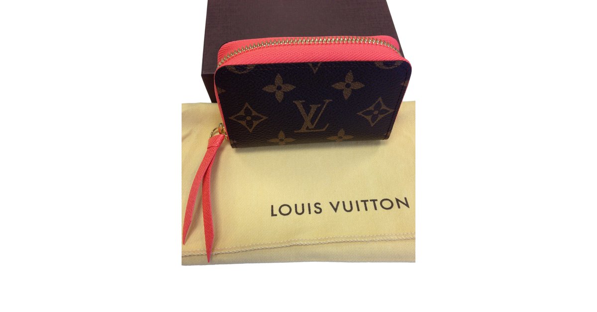 Louis Vuitton Zippy Multicartes Monogram Poppy in Canvas with Brass - US