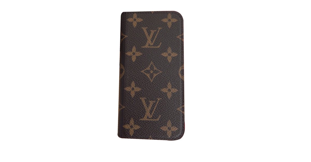 Louis Vuitton iPhone 6 Phone Case Brown Cloth ref.25280 - Joli Closet