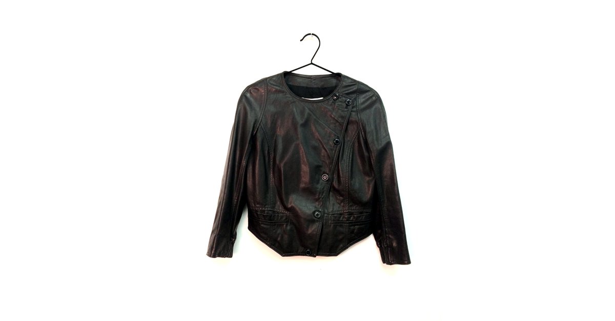 Vanessa Bruno Jacket Brown Leather ref.33545 - Joli Closet