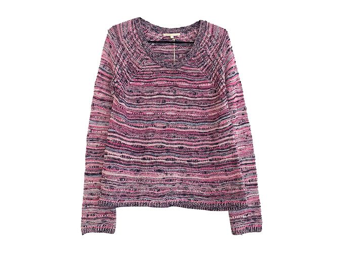 Pull MAJE Taille 1 (XS) Multicolore - Viscose, Col Rond, Neuf Sans étiquettes