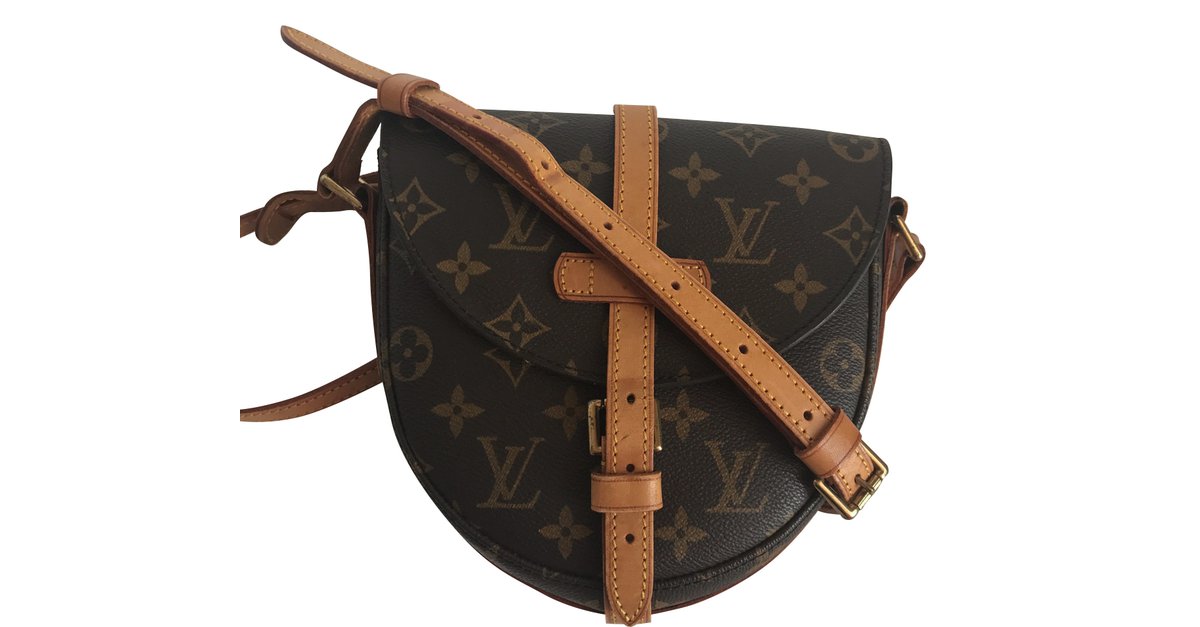 Louis Vuitton Chantilly MM Monogram Canvas Brown Leather ref.568287 - Joli  Closet