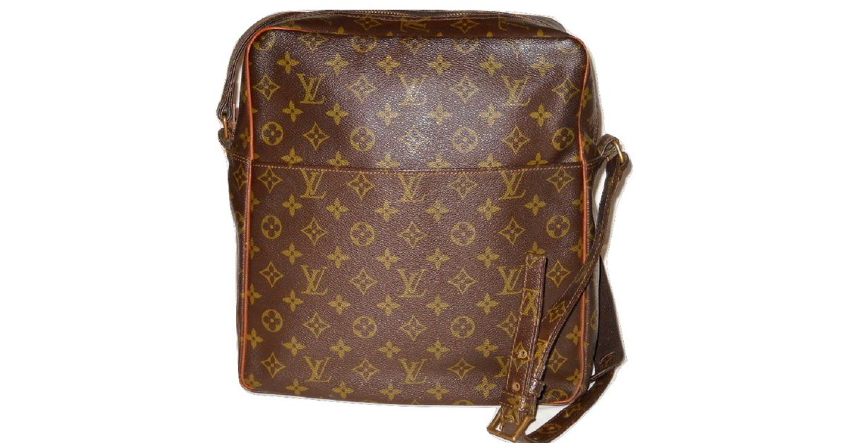 LOUIS VUITTON vintage Marceau Brown Synthetic Cloth ref.35783 - Joli Closet