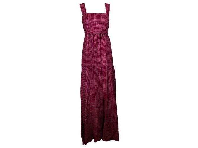Louis Vuitton Sleeveless Graphic Print Dress Black Pink ref.36284 - Joli Closet Louis Vuitton Sleeveless Graphic Print Dress Black Pink ref.36284 - Joli Closet