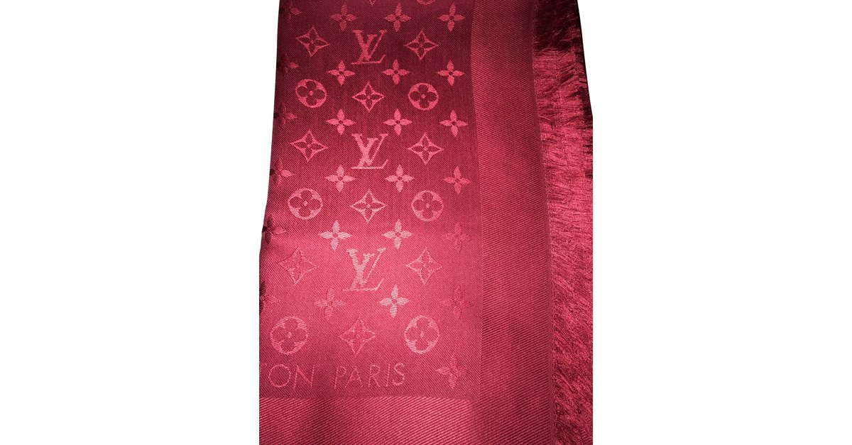 Louis Vuitton Schals Grau Seide ref.221981 - Joli Closet