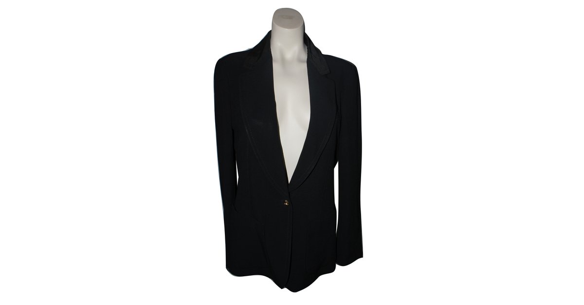 Louis Vuitton Uniforms Zippered Vest/Blouse and black dress size