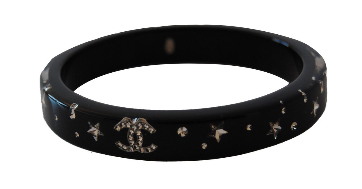 Chanel Bracelet Black Resin ref.42520 - Joli Closet