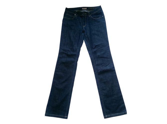 Burberry Brit Jeans Blue Cotton 