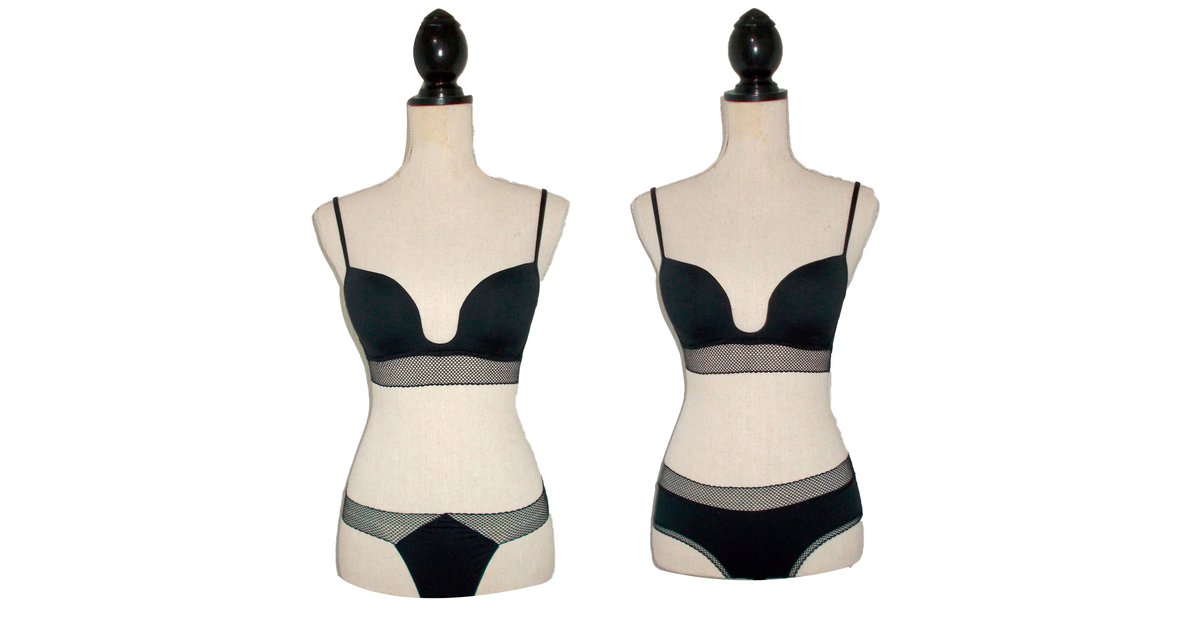 Andres Sarda Lingerie Polyester Elasthane Polyamide Noir Ref 46731