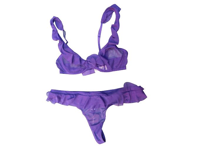 String CHANTAL THOMASS Taille 42 Couleur Bordeaux - Neuf Sans étiquette, Matière Polyamide