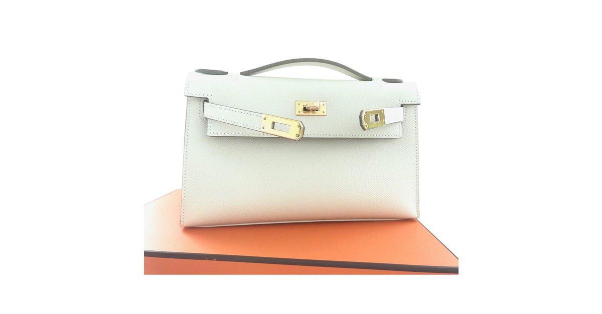 Hermès KELLY MINI White Leather ref.47033 - Joli Closet