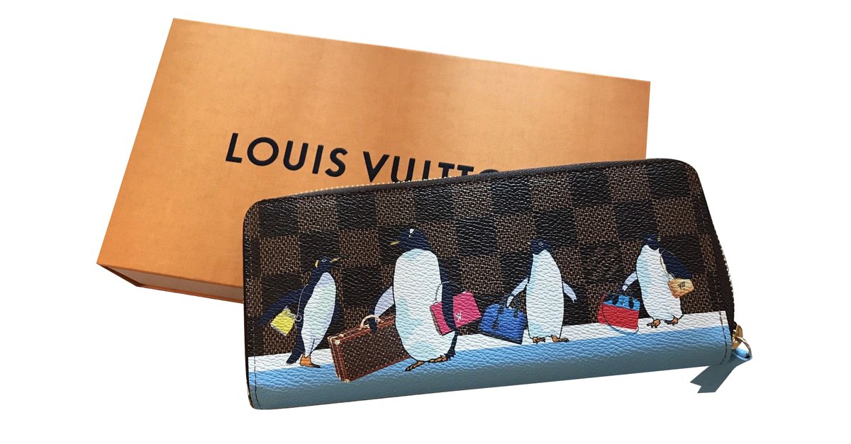 Clemence Louis Vuitton Penguins Brown Leather - Joli Closet