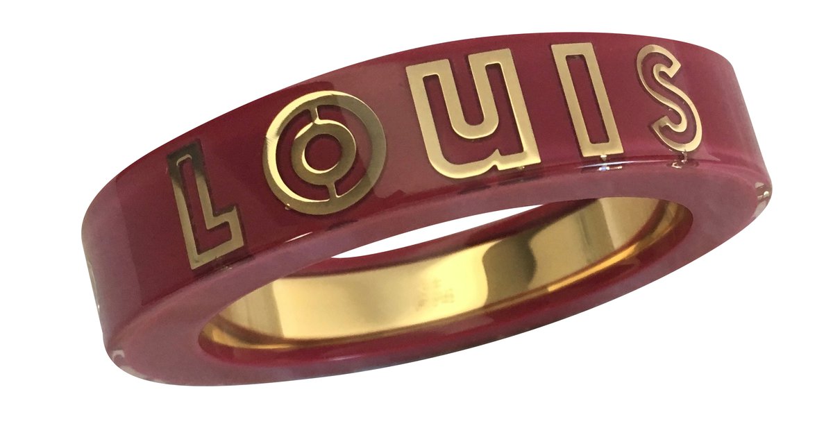 Louis Vuitton outlet resin wanted bangle