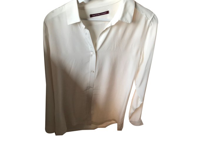 Comptoir Des Cotonniers Blouse White Silk Joli Closet