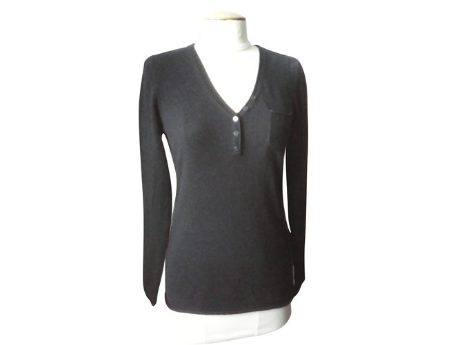 AgnÃ¨s b. Cardigan Navy blue Cashmere ref.51266 - Joli Closet