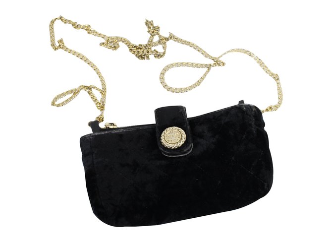 Velvet Chanel Evening Bag Price Chanel Handbags Black Velvet Joli