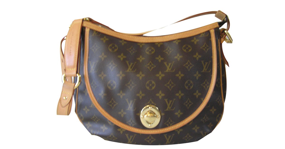 Louis Vuitton Laptoptasche / Umhängetasche Braun Tuch ref.821950 - Joli  Closet