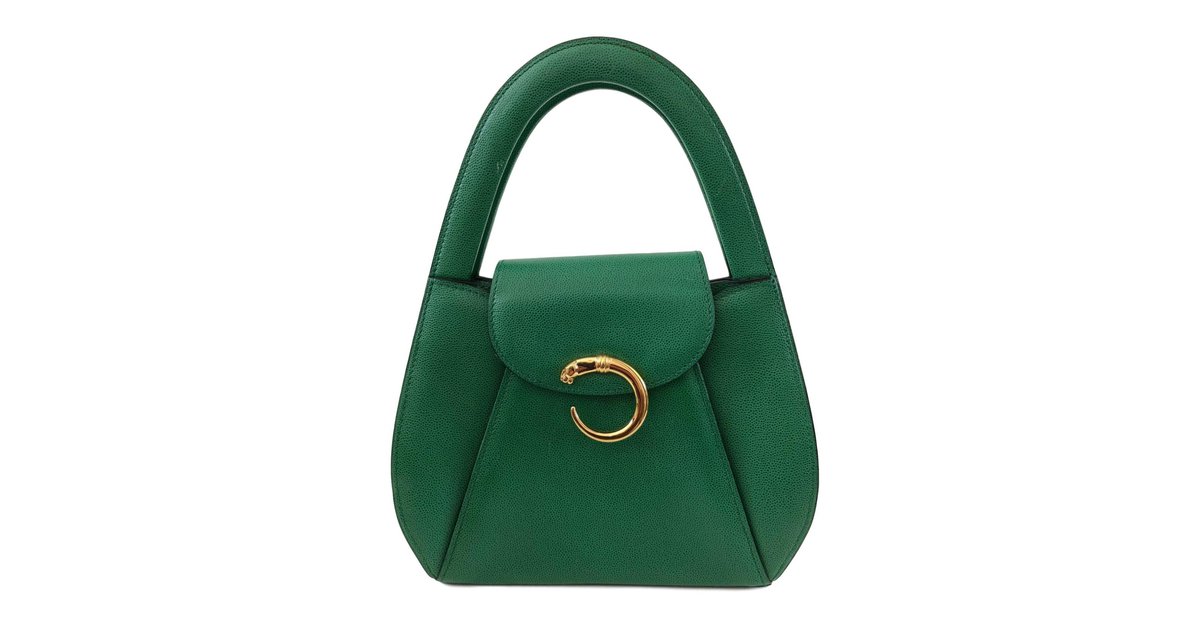 Cartier Handbags Handbags Leather Green 