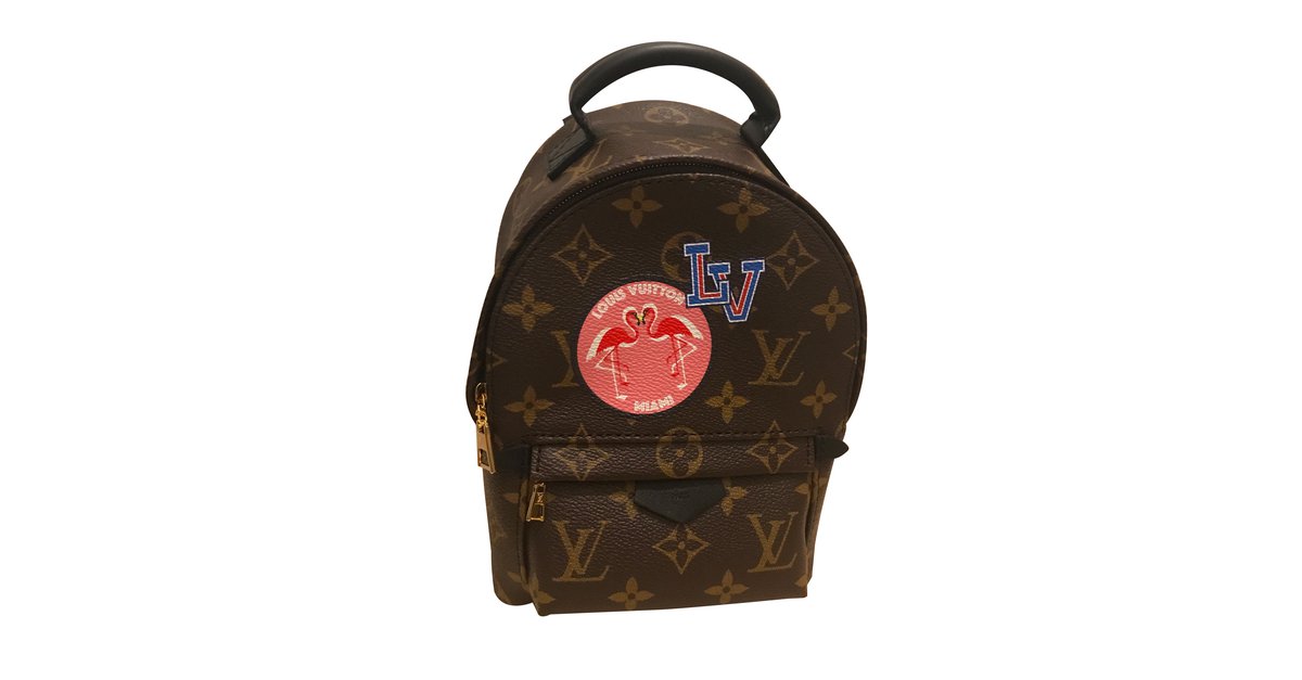 Louis Vuitton Palm Spring Backpacks Multiple colors Leather ref.61329 -  Joli Closet