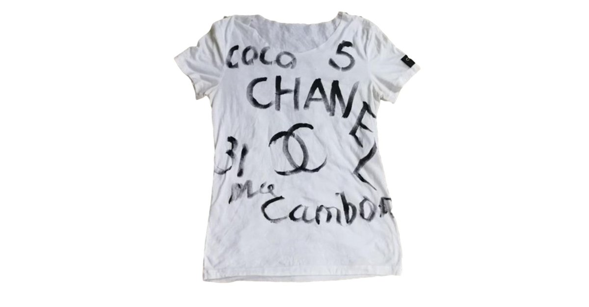 Chanel Tops White Cotton ref.63898