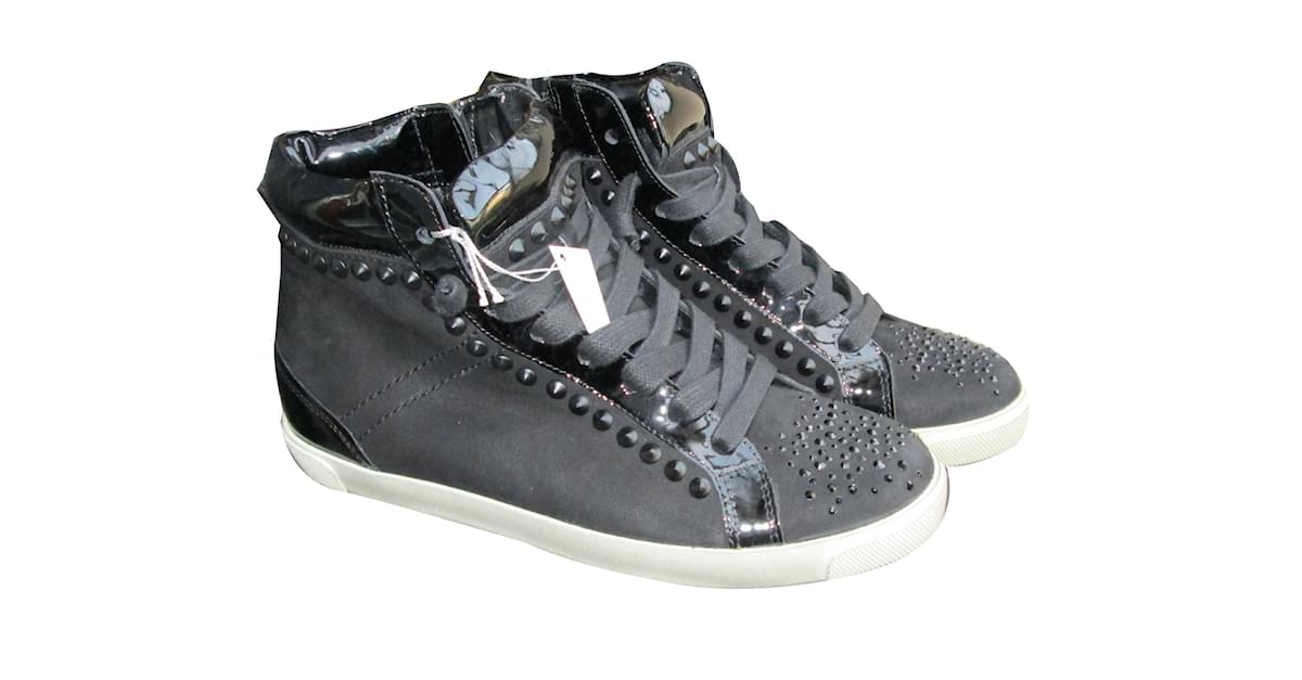 Storing Stof Recyclen Kennel und Schmenger Sneakers Black Leather ref.64609 - Joli Closet