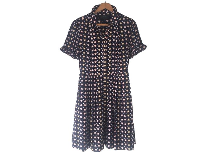 J.Crew Dresses Navy blue Silk Elastane ref.JC67384 (Sold) - Joli Closet