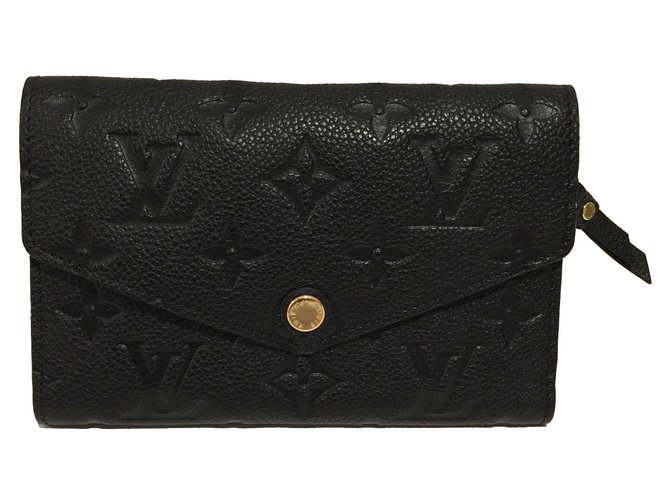 Louis Vuitton Wallets Black Leather ref.67862 Joli Closet