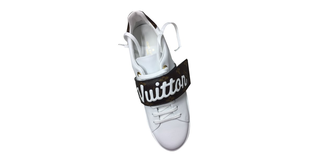 Louis Vuitton Sneakers White Leather ref.68951 - Joli Closet
