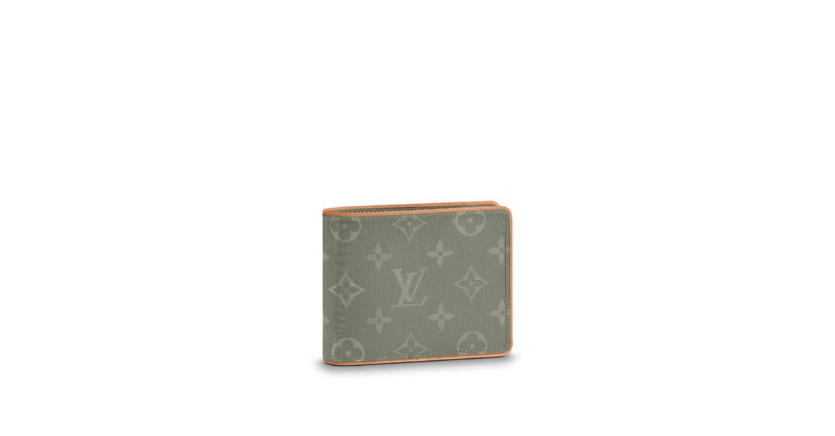Louis Vuitton mens wallet Grey Leather ref.68347 - Joli Closet
