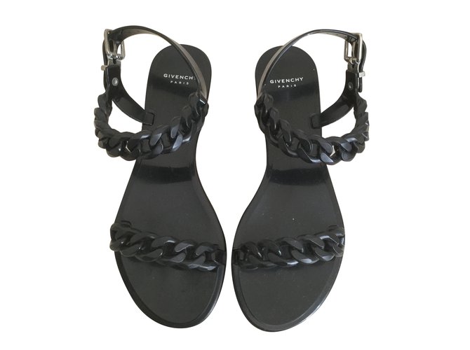 Givenchy sandals Black Rubber Joli Closet
