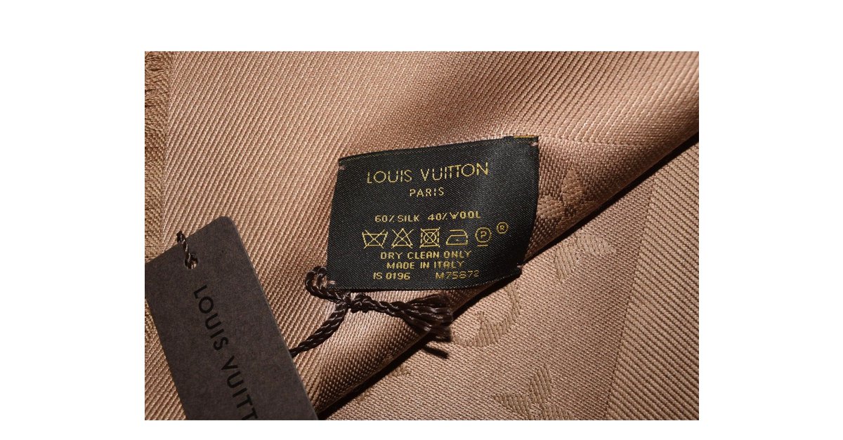 Real Louis Vuitton Scarf Tag