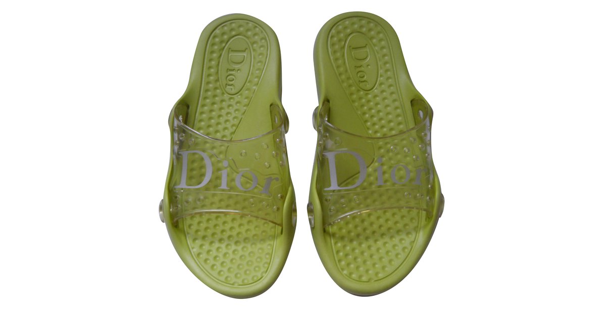 dior rubber sandals