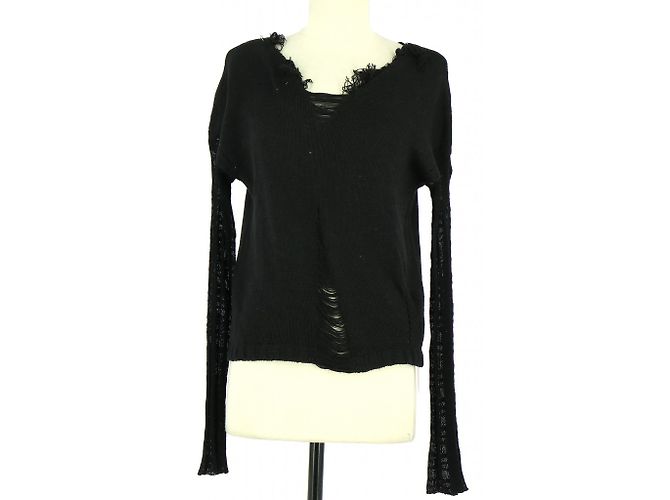 Cardigan En Laine Mérinos Pier Antonio Gaspari - Couleur Ivoire, Taille M, Occasion