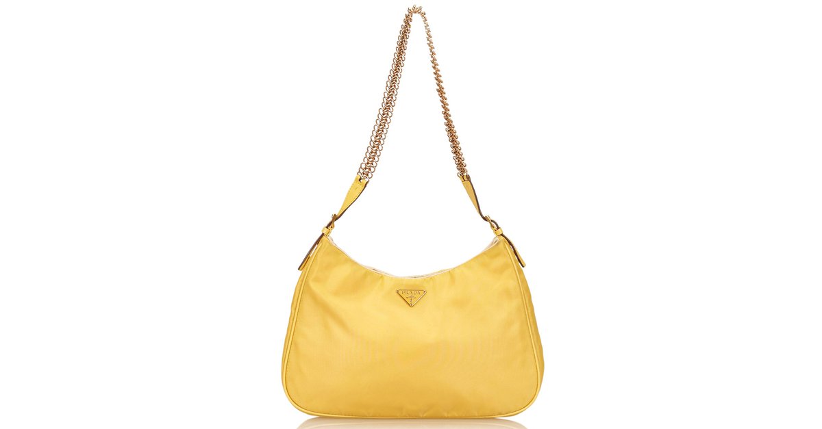 Prada identity Yellow Leather ref.351767 - Joli Closet