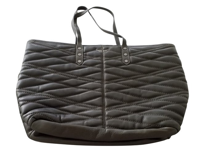 Zadig Voltaire Sac cabas Cuir Kaki Joli Closet