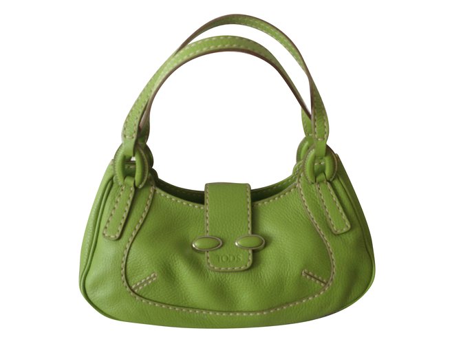 ハンドバッグ Tod'S Olive Green Leather Handbag 28743_Olive_Leather_Handbag_L.jpg