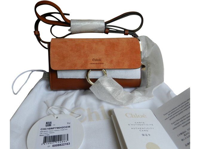 Chloé Faye Brown Leather Joli Closet