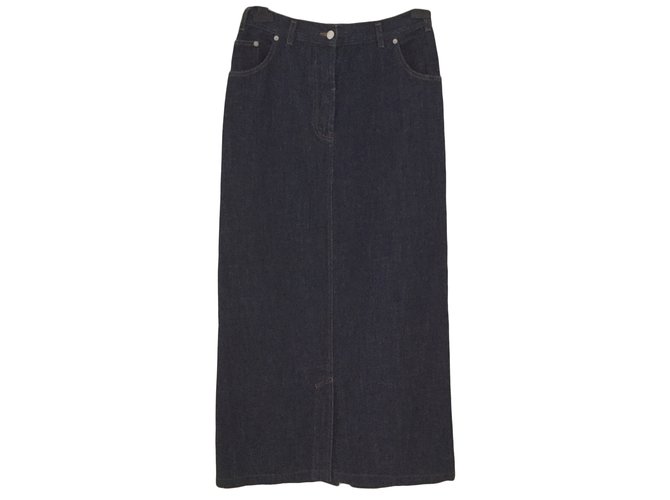 dries van noten denim skirt