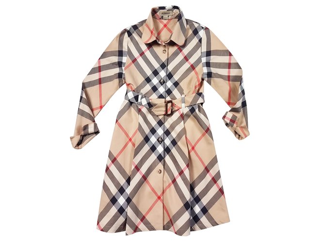 Burberry Robes Coton Multicolore Joli Closet