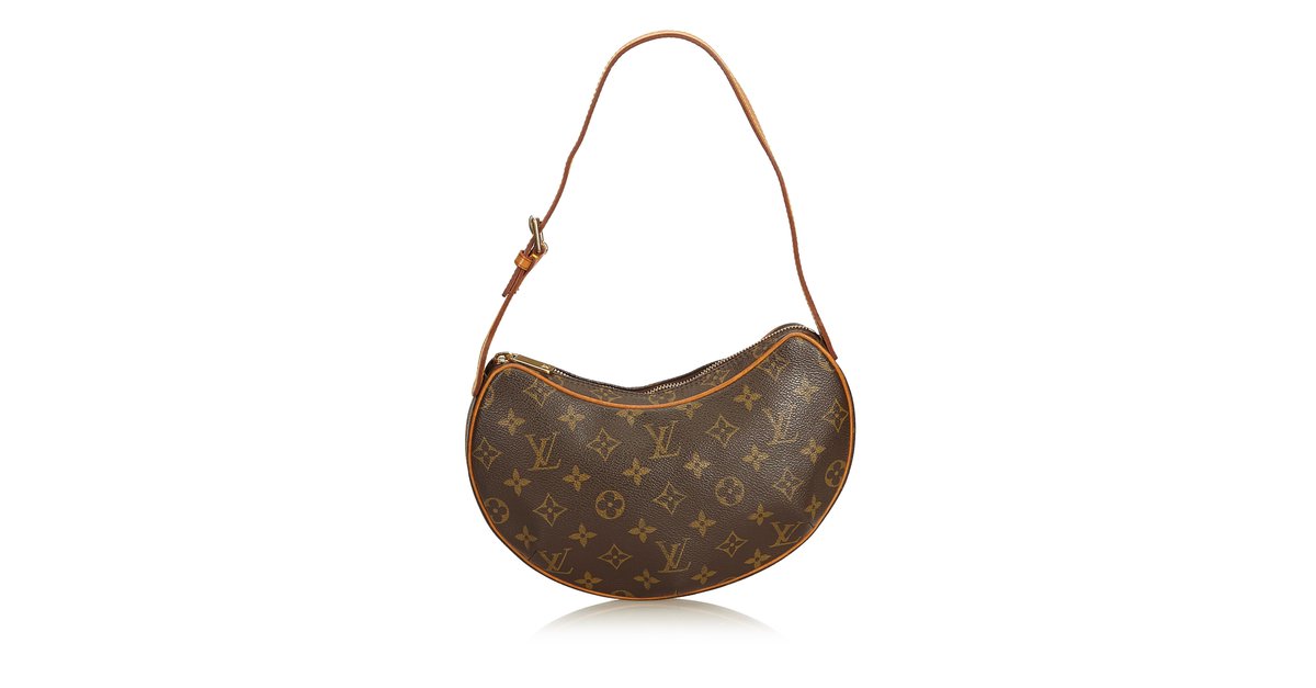 Shop for Louis Vuitton Monogram Canvas Leather Croissant PM