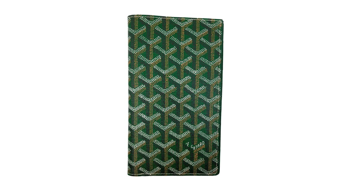 Goyard Wallets Small accessories Light green Leather ref.275142 - Joli  Closet